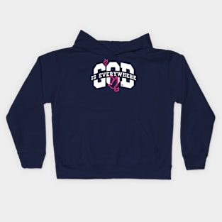 God is Everywhere Kids Hoodie